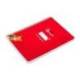 CUADERNO ESPIRAL MARCA LIDERPAPEL DI N A5 PAUTAGUIA TAPA DURA 80H 90 GR CUADRO PAUTADO 5MM COLOR ROJO