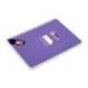 CUADERNO ESPIRAL MARCA LIDERPAPEL DI N A5 PAUTAGUIA TAPA DURA 80H 90 GR CUADRO PAUTADO 5MM COLOR LILA