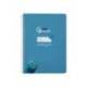 CUADERNO ESPIRAL MARCA LIDERPAPEL DI N A5 PAUTAGUIA TAPA DURA 80H 90 GR CUADRO PAUTADO 5MM COLOR AZUL