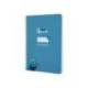 CUADERNO ESPIRAL MARCA LIDERPAPEL DI N A5 PAUTAGUIA TAPA DURA 80H 90 GR CUADRO PAUTADO 4MM COLOR AZUL