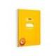 CUADERNO ESPIRAL MARCA LIDERPAPEL DI N A5 PAUTAGUIA TAPA DURA 80H 90 GR CUADRO PAUTADO 4MM COLOR AMARILLO