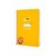 CUADERNO ESPIRAL MARCA LIDERPAPEL DI N A5 PAUTAGUIA TAPA DURA 80H 90 GR CUADRO PAUTADO 3MM COLOR AMARILLO