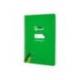 CUADERNO ESPIRAL MARCA LIDERPAPEL DI N A5 PAUTAGUIA TAPA BLANDA 40H 75 GR CUADRO PAUTADO 4MM COLOR VERDE