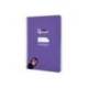 CUADERNO ESPIRAL MARCA LIDERPAPEL DI N A5 PAUTAGUIA TAPA BLANDA 40H 75 GR CUADRO PAUTADO 4MM COLOR LILA