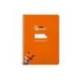 CUADERNO ESPIRAL MARCA LIDERPAPEL DI N A5 PAUTAGUIA TAPA BLANDA 40H 75 GR CUADRO PAUTADO 3MM COLOR NARANJA