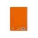 CUADERNO ESPIRAL MARCA LIDERPAPEL DI N A5 PAUTAGUIA TAPA BLANDA 40H 75 GR CUADRO PAUTADO 2,5MM COLOR NARANJA
