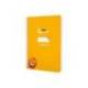 CUADERNO ESPIRAL MARCA LIDERPAPEL DI N A5 PAUTAGUIA TAPA BLANDA 40H 75 GR CUADRO PAUTADO 2,5MM COLOR AMARILLO