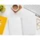 CUADERNO ESPIRAL MARCA LIDERPAPEL DI N A5 PAUTAGUIA TAPA BLANDA 40H 75 GR CUADRO PAUTADO 2,5MM COLOR AMARILLO