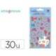 PEGATINAS MARCA IMAGINOVO FLORES Y CONEJOS DE PAPEL 190X104 MM EN BLISTER