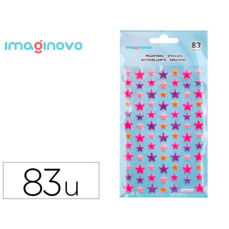 PEGATINAS MARCA IMAGINOVO ESTRELLAS MAGIC DREAMS CON RELIEVE 190X105 MM EN BLISTER
