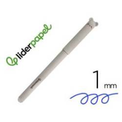 BOLIGRAFO FANTASIA MARCA LIDERPAPEL ANIMAL TOWN RATON TINTA AZUL BORRABLE PUNTA 1 MM