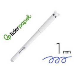 BOLIGRAFO FANTASIA MARCA LIDERPAPEL ANIMAL TOWN PANDA TINTA AZUL BORRABLE PUNTA 1 MM