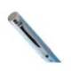 BOLIGRAFO MARCA BELIUS BELLA ALUMINIO COLOR AZUL CELESTE DISEÑO PLATEADO RELIEVE TINTA AZUL CAJA DE DISEÑO