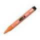 ROTULADOR MARCA LIDERPAPEL ACRYLIC BASE AGUA TODO TIPO DE SUPERFICIE PUNTA REDONDA 3 MM NARANJA