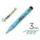 ROTULADOR MARCA LIDERPAPEL ACRYLIC BASE AGUA TODO TIPO DE SUPERFICIE PUNTA REDONDA 3 MM AZUL CIELO