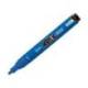 ROTULADOR MARCA LIDERPAPEL ACRYLIC BASE AGUA TODO TIPO DE SUPERFICIE PUNTA REDONDA 3 MM AZUL