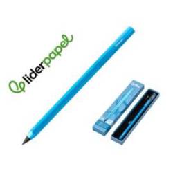 LAPIZ DE GRAFITO INFINITO MARCA LIDERPAPEL ALUMINIO HEXAGONAL AZUL ULTRA RESISTENTE 1 PUNTA DE RECAMBIO