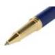 BOLIGRAFO BELIUS SOIREE ALUMINIO AZUL MARINO Y DORADO TINTA AZUL CAJA DE DISEÑO