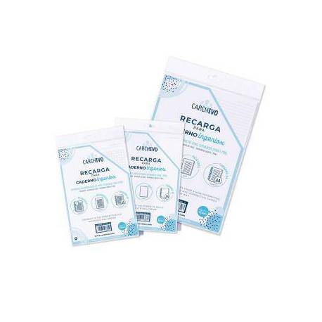 RECAMBIO MARCA CARCHIVO PARA CUADERNO INGENIOX DIN A5 50 HOJAS CUADRICULA