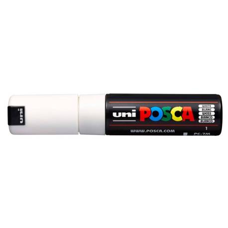 ROTULADOR MARCA UNI POSCA PC-7M BLANCO