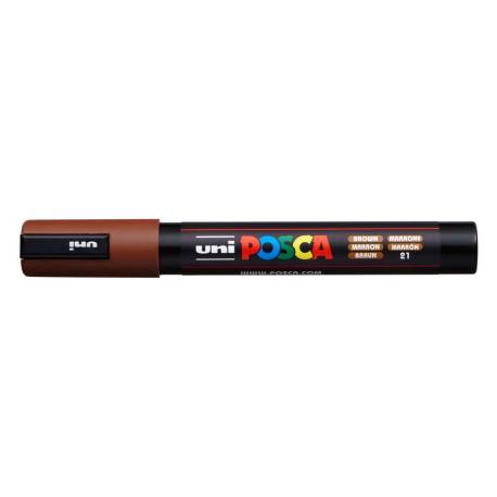 ROTULADOR MARCA UNI POSCA PC-5M MARRON
