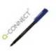 ROTULADOR MARCA Q-CONNECT RETROPROYECCION PUNTA FIBRA SUPER FINA REDONDA 0.5 MM PERMANENTE AZUL