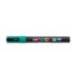 ROTULADOR MARCA UNI POSCA 0,9 - 1,3 MM PC-3M ESMERALDA