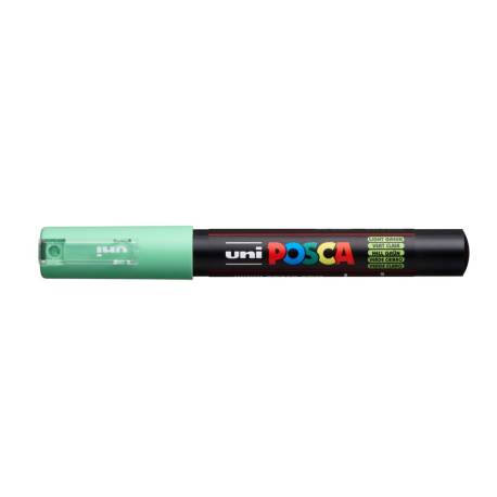 ROTULADOR MARCA UNI POSCA 0,7 MM PC-1M VERDE CLARO