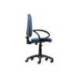 Silla de oficina con ruedas giratoria 360 Q-Connect respaldo medio azul