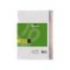 RECAMBIO A4 MARCA LIDERPAPEL 120 HOJAS 90G/M2 CUADRO 5 MM 4 TALADROS BANDAS DE 5 COLORES PASTELES