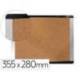 PIZARRA CORCHO MARCA BI-OFFICE INKA RECICLADO MARCO DE ALUMINIO 355X280 CM