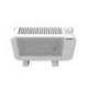 RADIADOR MARCA BLAUPUNKT MINI 900W DOS NIVELES POTENCIA PROTECCION SOBRECALENTAMIENTO COLOR BLANCO
