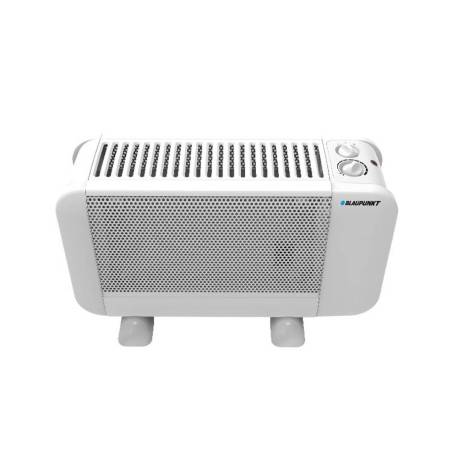 RADIADOR MARCA BLAUPUNKT MINI 900W DOS NIVELES POTENCIA PROTECCION SOBRECALENTAMIENTO COLOR BLANCO