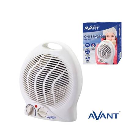 CALEFACTOR DE AIRE MARCA AVANT VERTICAL 2000W DOS NIVELES POTENCIA PROTECCION TERMICA FUNCION VENTILADOR COLOR