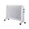 RADIADOR MARCA BLAUPUNKT 2000W DOS NIVELES POTENCIA PROTECCION SOBRECALENTAMIENTO CON RUEDAS COLOR BLANCO