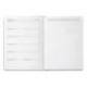 AGENDA ESCOLAR ANTARTIK 25-26 ENCUADERNADA GO! SIMIL PIEL GRIS SEMANA VISTA DIN A5 BILINGÜE PAPEL FSC 80 GR