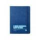 AGENDA ESCOLAR ANTARTIK 25-26 ENCUADERNADA GO! SIMIL PIEL AZUL OSCURO SEMANA VISTA DIN A5 BILINGÜE PAPEL FSC 80 GR