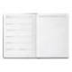 AGENDA ESCOLAR ANTARTIK 25-26 ENCUADERNADA GO! SIMIL PIEL NEGRO SEMANA VISTA DIN A5 BILINGÜEPAPEL FSC 80 GR