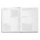 AGENDA ESCOLAR ANTARTIK 25-26 ENCUADERNADA GO! SIMIL PIEL NEGRO SEMANA VISTA DIN A5 BILINGÜEPAPEL FSC 80 GR