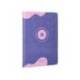 AGENDA ESCOLAR MARCA ANTARTIK 25-26 ENCUADERNADA GO! SIMIL PIEL MORADO SEMANA VISTA A5 BILINGÜE PAPEL FSC 80 GR