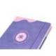 AGENDA ESCOLAR MARCA ANTARTIK 25-26 ENCUADERNADA GO! SIMIL PIEL MORADO SEMANA VISTA A5 BILINGÜE PAPEL FSC 80 GR