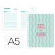 AGENDA ESCOLAR LIDERPAPEL 25-26 ESPIRAL PETITE LINEAS DIA PAGINA A5 BILINGÜE PAPEL FSC 80 GR