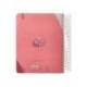 AGENDA ESCOLAR ANTARTIK 25-26 ESPIRAL FUN DAY ROSA DIA PAGINA DIN A5 BILINGÜE PAPEL FSC 80 GR