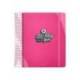 AGENDA ESCOLAR ANTARTIK 25-26 ESPIRAL FUN DAY FUCSIA DIA PAGINA DIN A5 BILINGÜE PAPEL FSC 80 GR