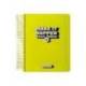 AGENDA ESCOLAR ANTARTIK 25-26 ESPIRAL NEON AMARILLO DIA PAGINA DIN A5 BILINGÜE PAPEL FSC 80 GR