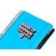 AGENDA ESCOLAR ANTARTIK 25-26 ESPIRAL NEON AZUL DIA PAGINA DIN A5 BILINGÜE PAPEL FSC 80 GR