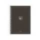 AGENDA ESCOLAR MARCA ANTARTIK 25-26 ESPIRAL ESSENTIALS NEGRO DIA PAGINA A5 BILINGÜE PAPEL FSC 80 GR