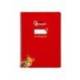 CUADERNO ESPIRAL MARCA LIDERPAPEL DI N A4 PAUTAGUIA TAPA BLANDA 80H 75 GR CUADRO PAUTADO 3MM COLOR ROJO