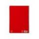 CUADERNO ESPIRAL MARCA LIDERPAPEL DI N A4 PAUTAGUIA TAPA BLANDA 80H 75 GR CUADRO PAUTADO 3MM COLOR ROJO