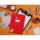 CUADERNO ESPIRAL MARCA LIDERPAPEL DI N A4 PAUTAGUIA TAPA BLANDA 80H 75 GR CUADRO PAUTADO 3MM COLOR ROJO
